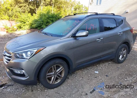2018 Hyundai Santa Fe Sport 2.4L from USA, damaged, VIN 5NMZUDLB6JH053318